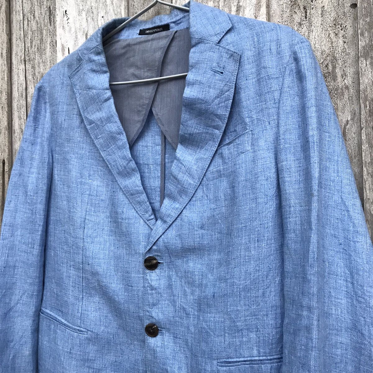 Emporio Armani × Vintage Vintage Emporio Armani Blazer Size 48R - 3 Thumbnail