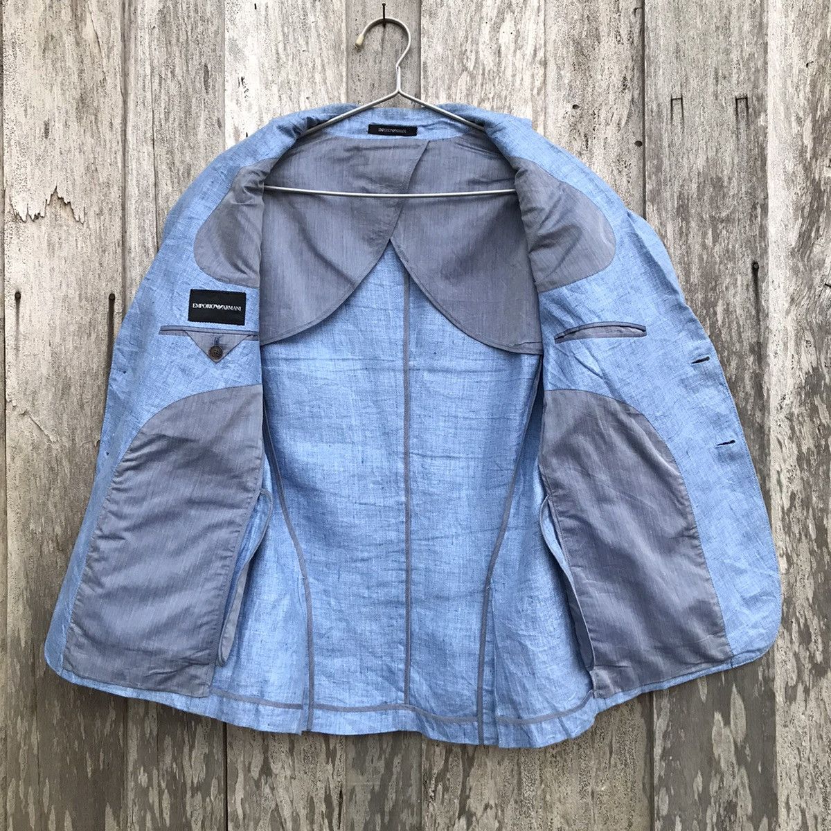 Emporio Armani × Vintage Vintage Emporio Armani Blazer Size 48R - 6 Thumbnail