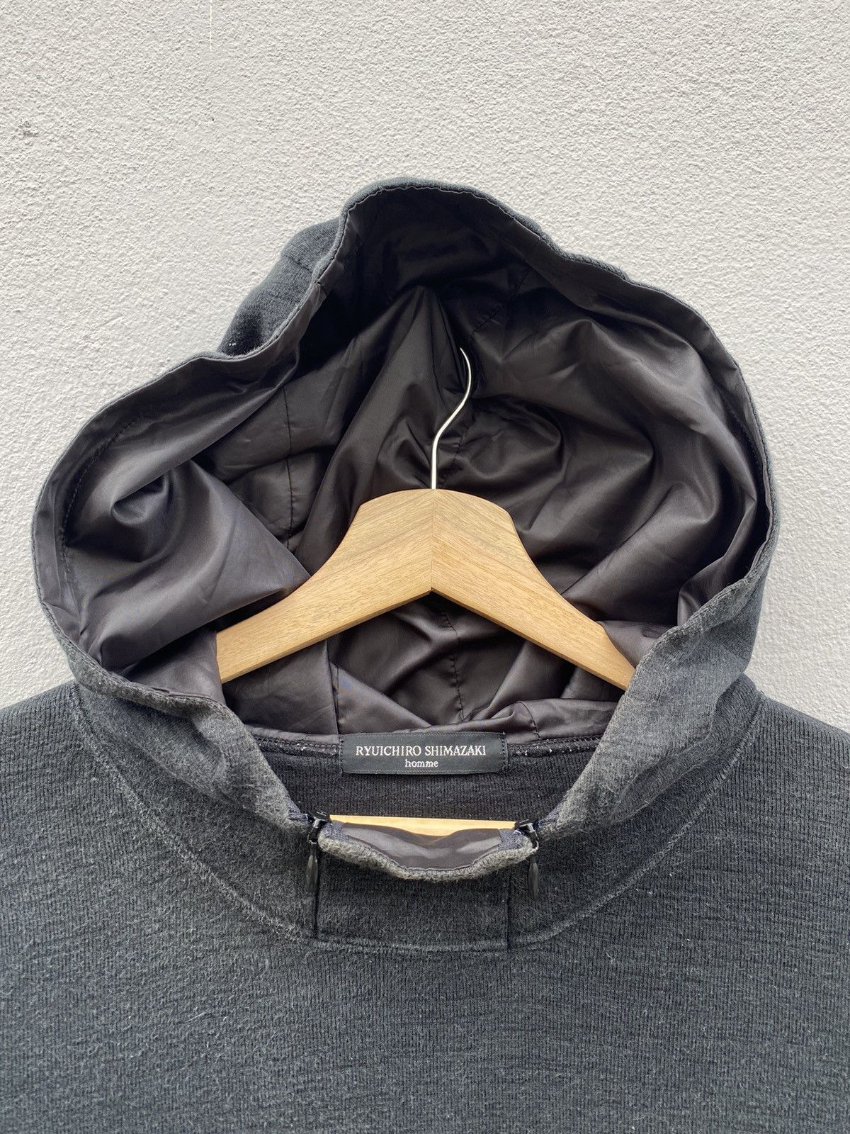 Japanese Brand rare 90s ryuichiro shimazaki homme detachable sleeve+hoodie Size US M / EU 48-50 / 2 - 4 Thumbnail