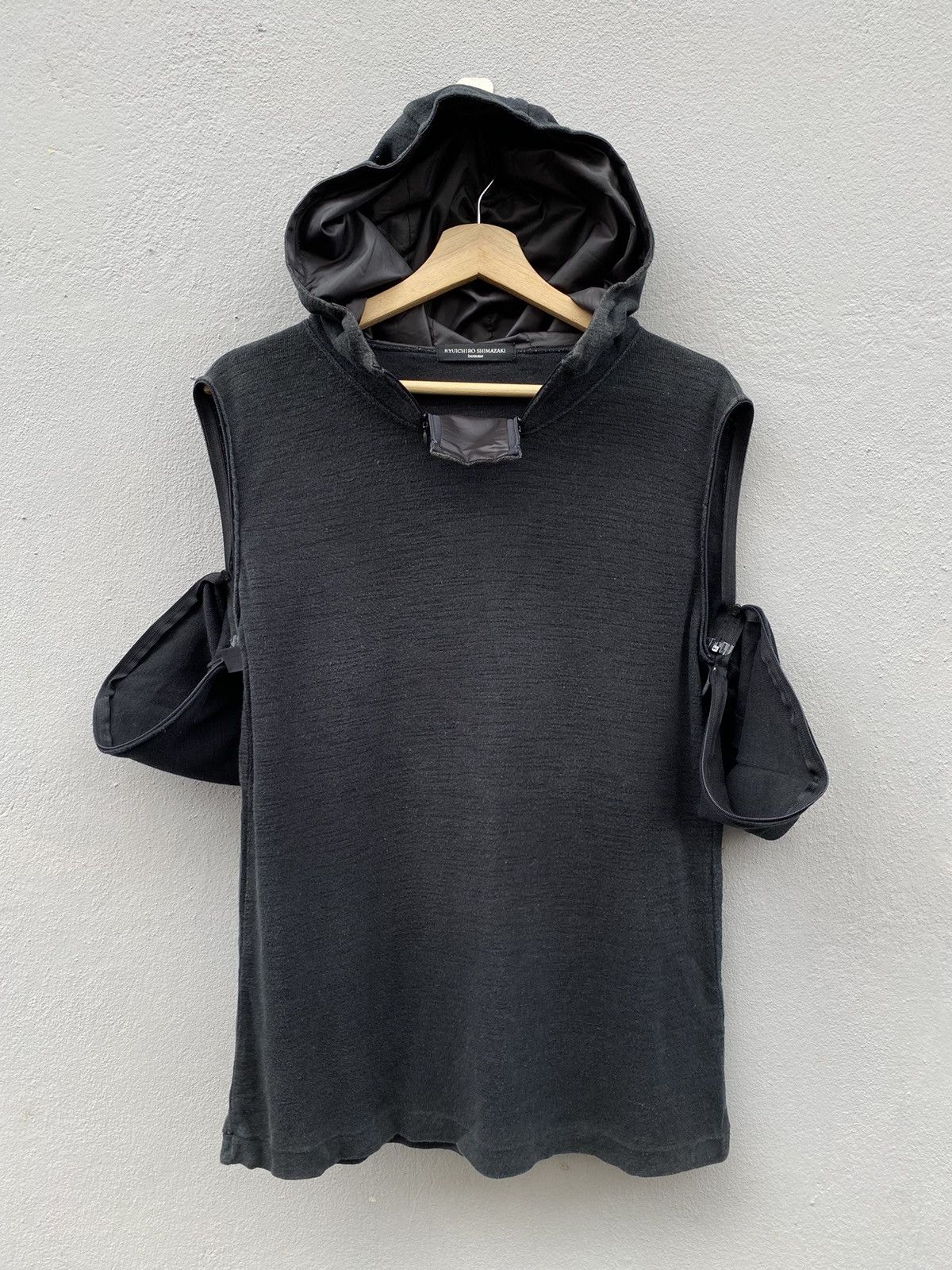 Japanese Brand rare 90s ryuichiro shimazaki homme detachable sleeve+hoodie Size US M / EU 48-50 / 2 - 1 Thumbnail