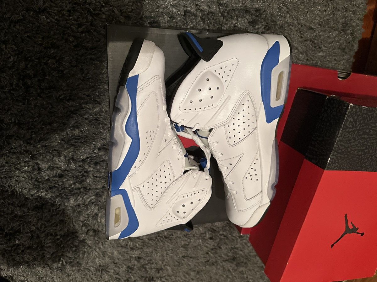 Air Jordan retro 6 sports blue
