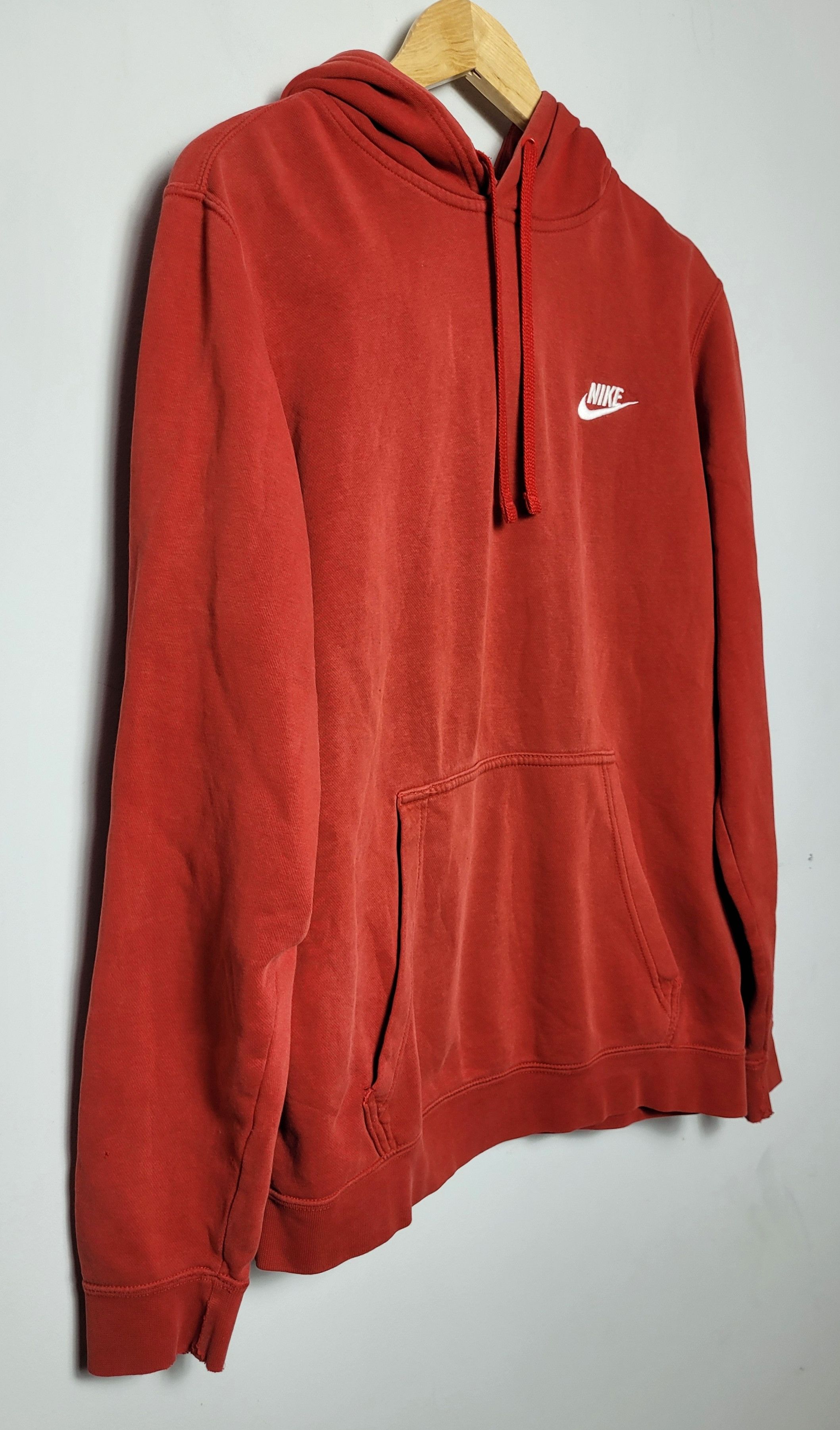 Nike Nike vintage distressed hoodie swoosh Size US M / EU 48-50 / 2 - 2 Thumbnail