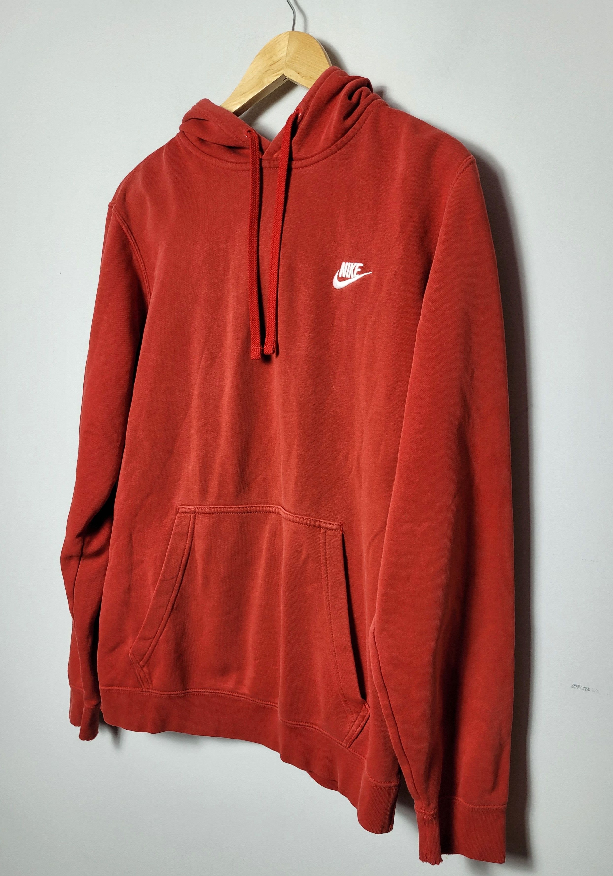 Nike Nike vintage distressed hoodie swoosh Size US M / EU 48-50 / 2 - 3 Thumbnail