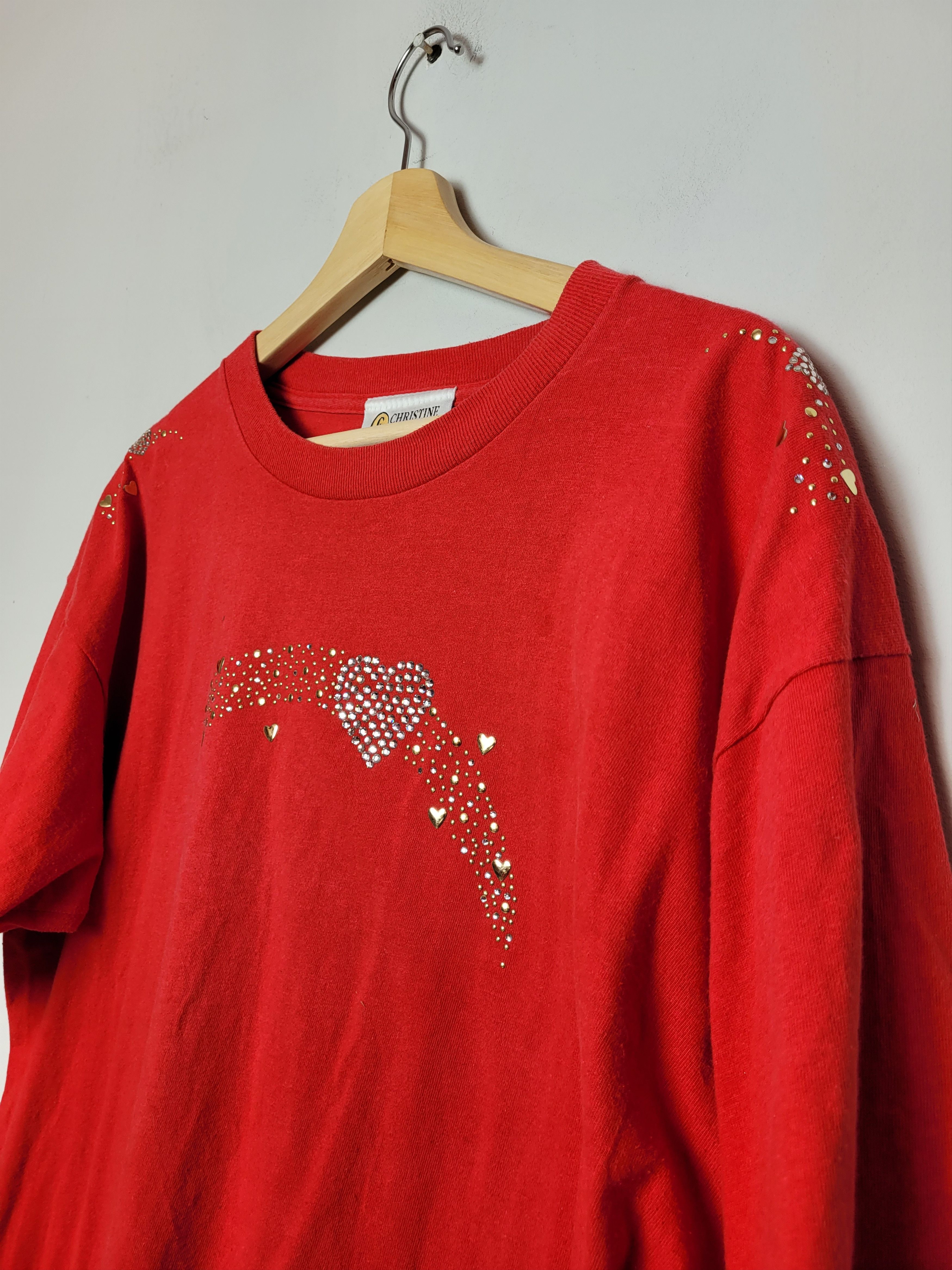 Ed Hardy × Vintage Christine Alexander Made in USA Vintage T-shirt Size US XL / EU 56 / 4 - 8 Thumbnail