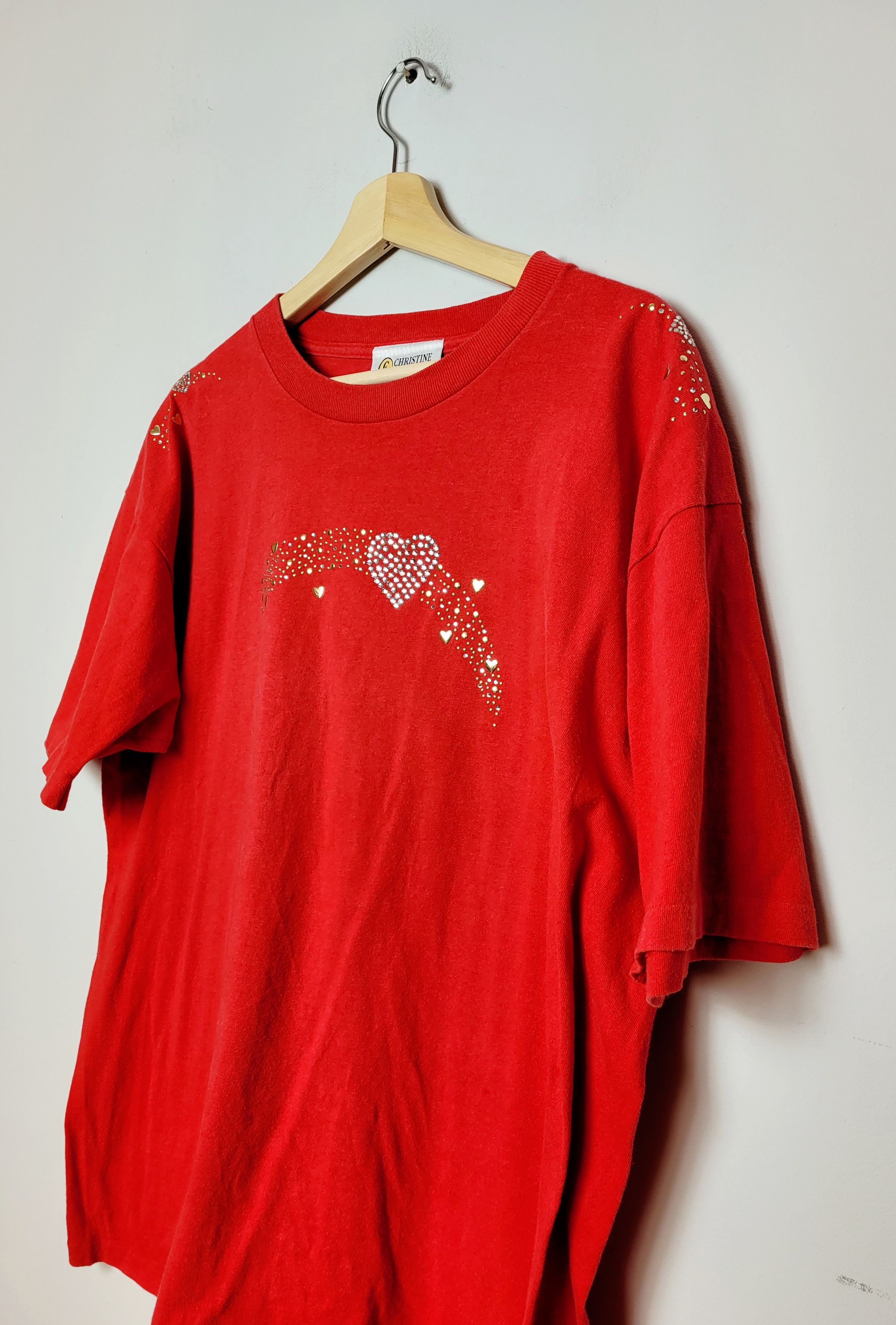 Ed Hardy × Vintage Christine Alexander Made in USA Vintage T-shirt Size US XL / EU 56 / 4 - 1 Thumbnail