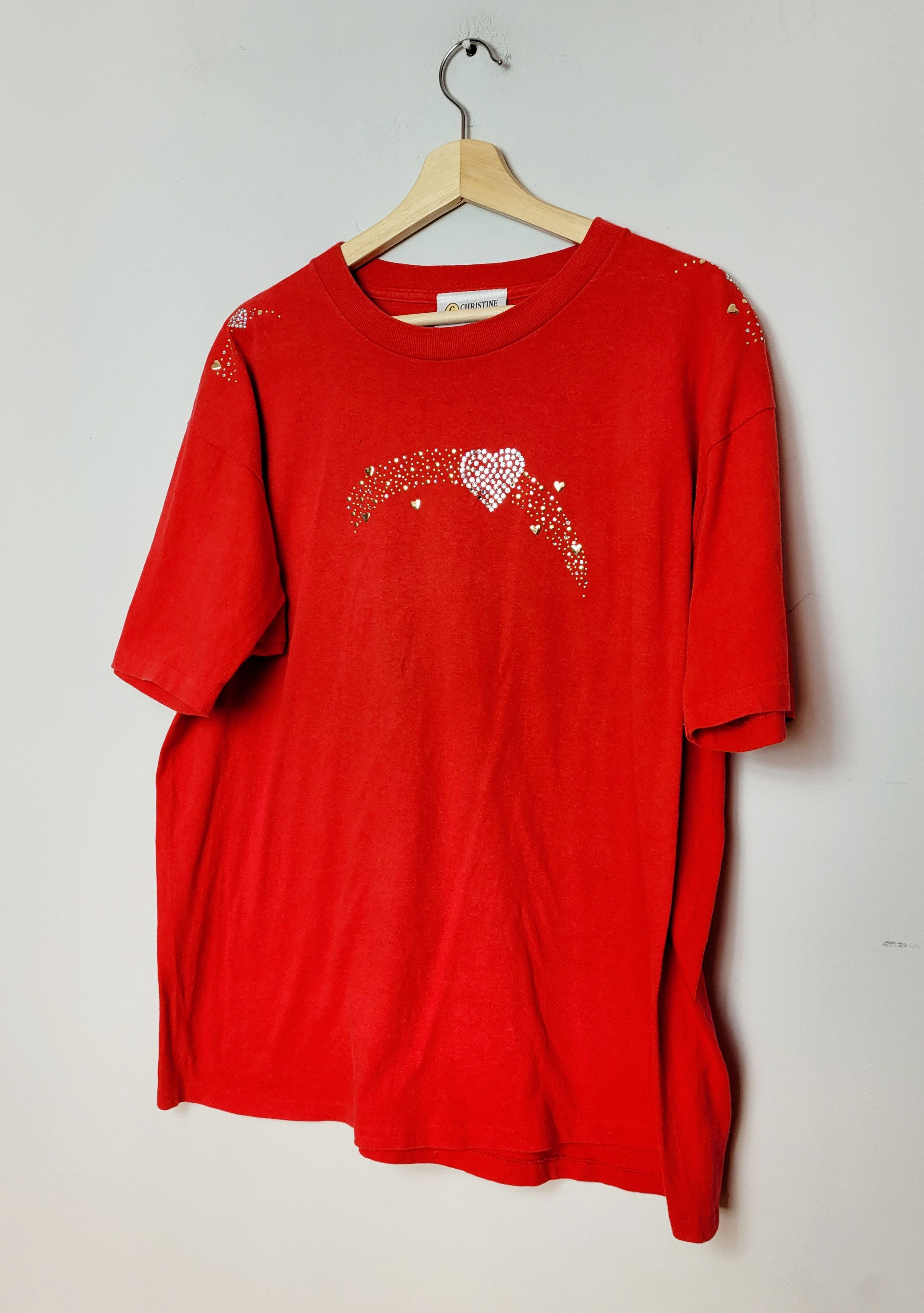 Ed Hardy × Vintage Christine Alexander Made in USA Vintage T-shirt Size US XL / EU 56 / 4 - 2 Thumbnail