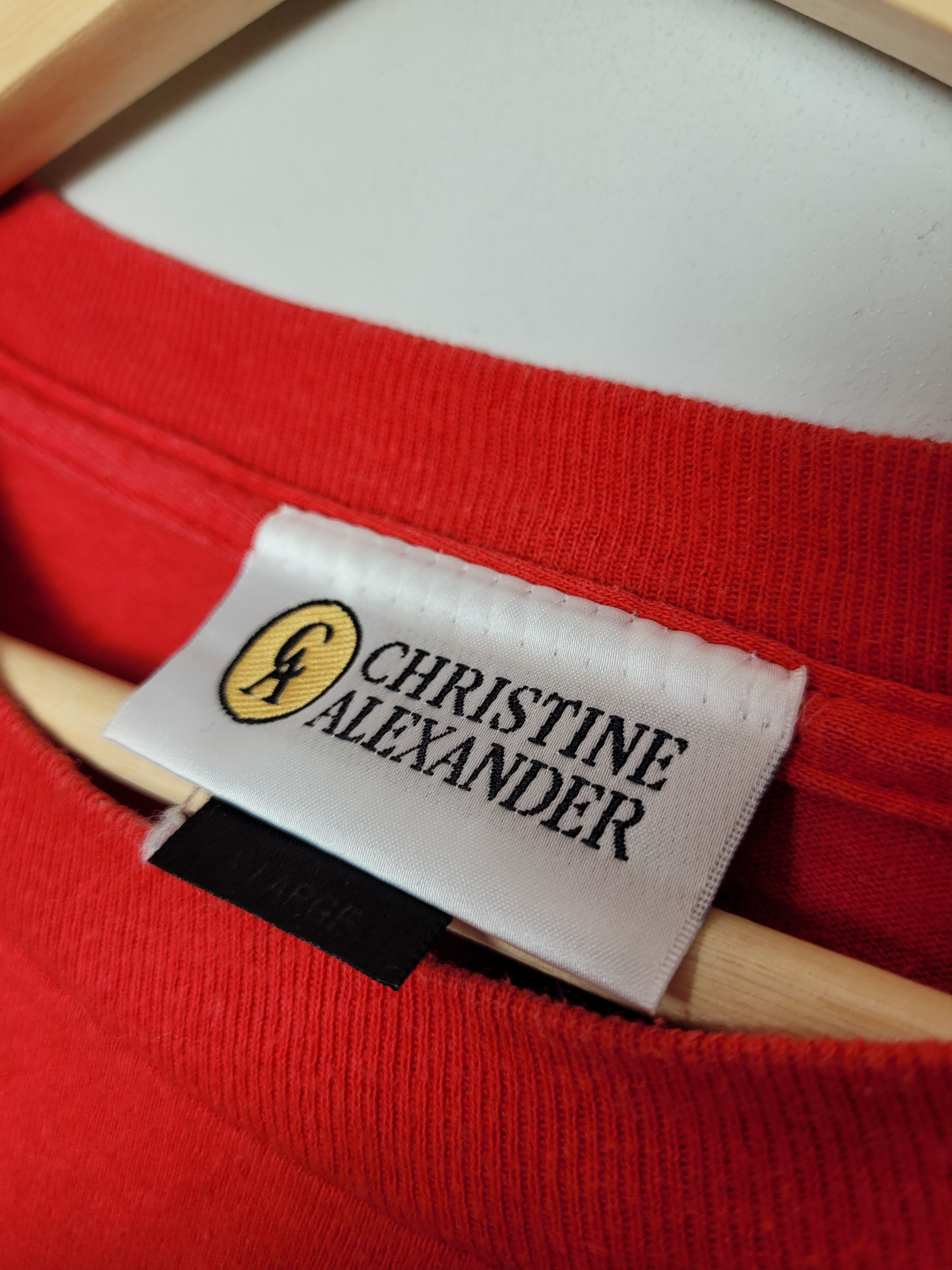 Ed Hardy × Vintage Christine Alexander Made in USA Vintage T-shirt Size US XL / EU 56 / 4 - 9 Thumbnail