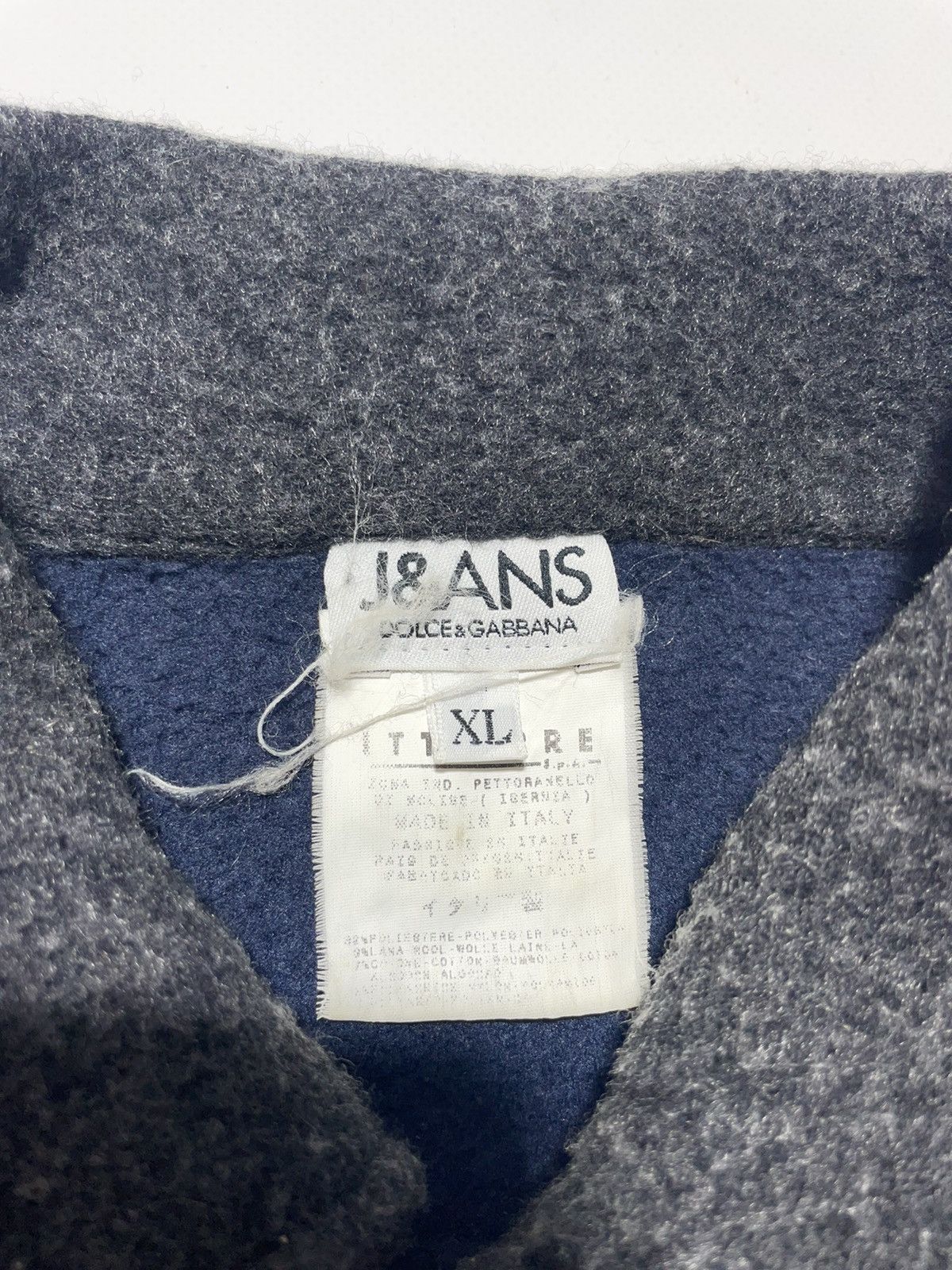 Dolce & Gabbana Dolce & Gabbana Jeans Fleece Shirt Size US XL / EU 56 / 4 - 10 Thumbnail