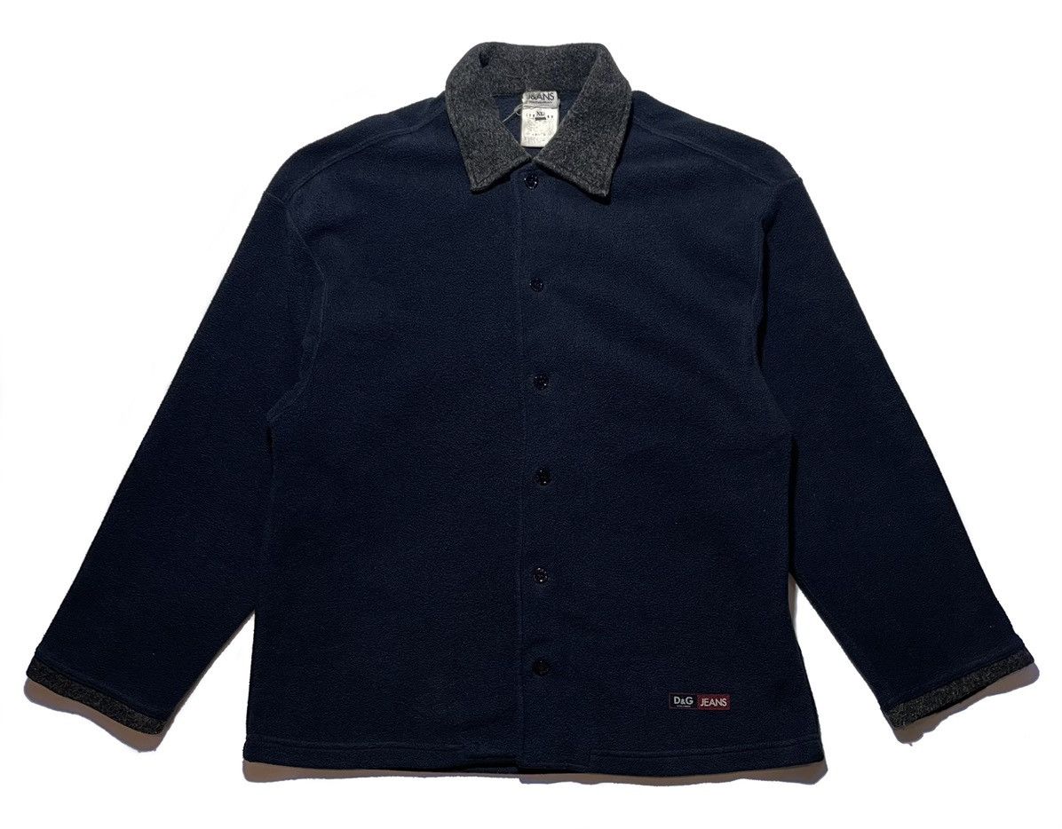Dolce & Gabbana Dolce & Gabbana Jeans Fleece Shirt Size US XL / EU 56 / 4 - 1 Thumbnail