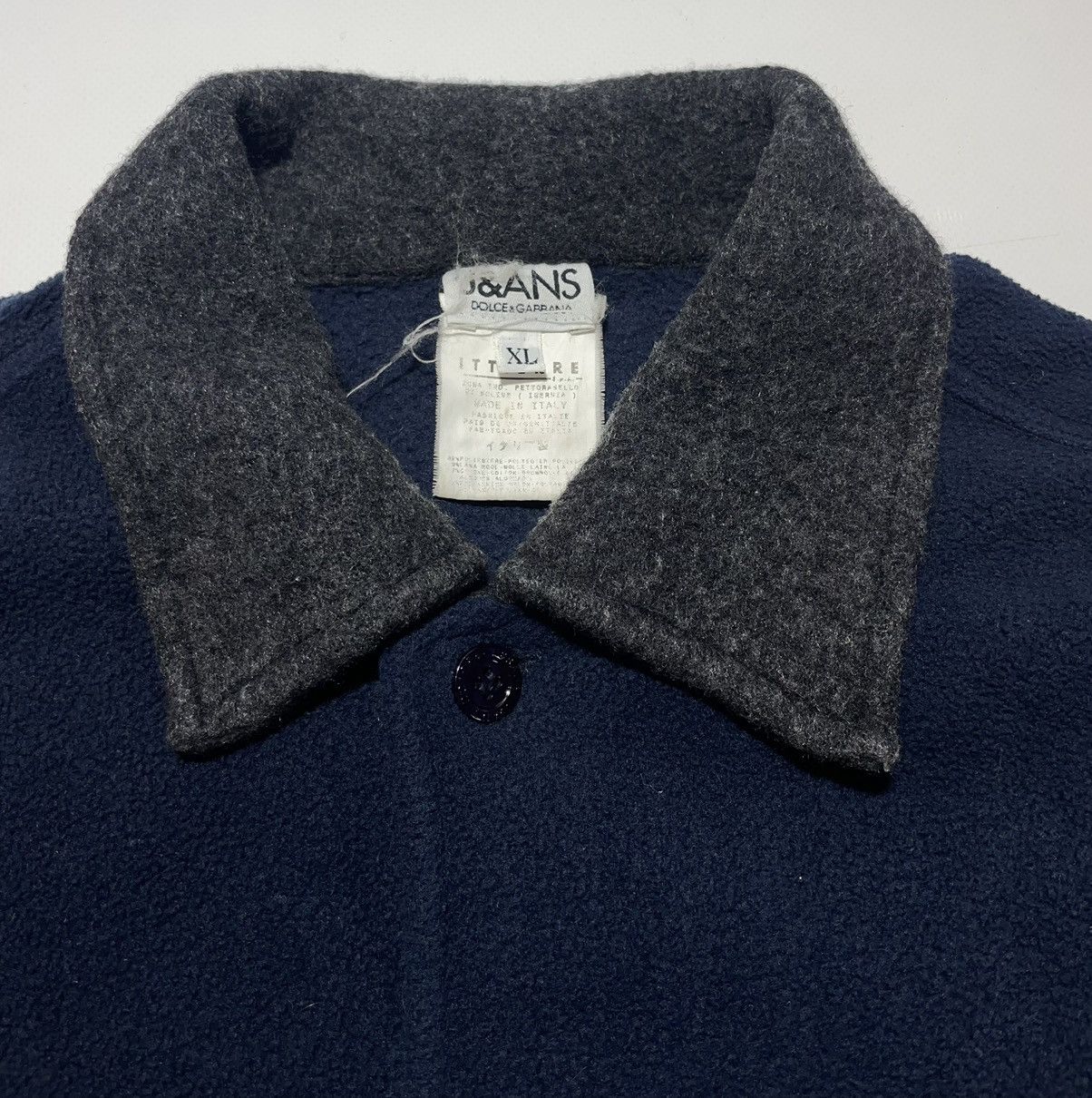Dolce & Gabbana Dolce & Gabbana Jeans Fleece Shirt Size US XL / EU 56 / 4 - 7 Thumbnail