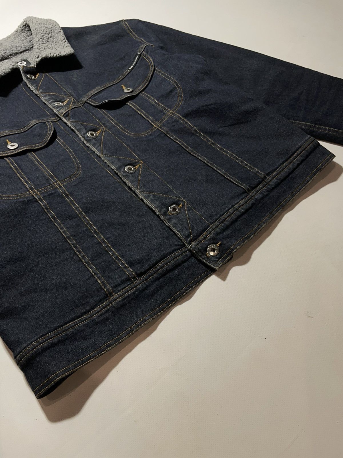 Dolce & Gabbana Dolce & Gabbana Sherpa Denim Jacket Size US XXL / EU 58 / 5 - 15 Thumbnail