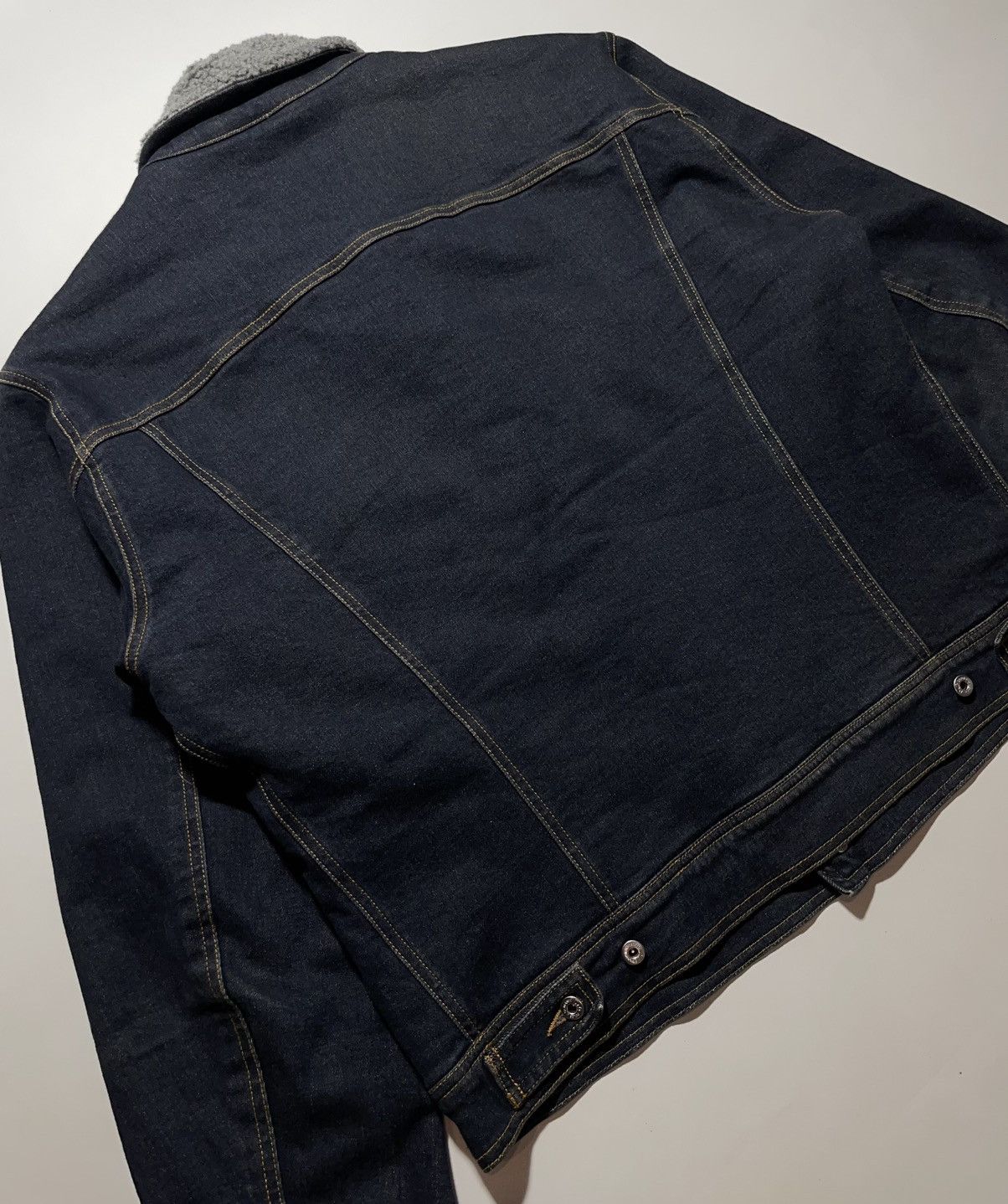 Dolce & Gabbana Dolce & Gabbana Sherpa Denim Jacket Size US XXL / EU 58 / 5 - 11 Thumbnail