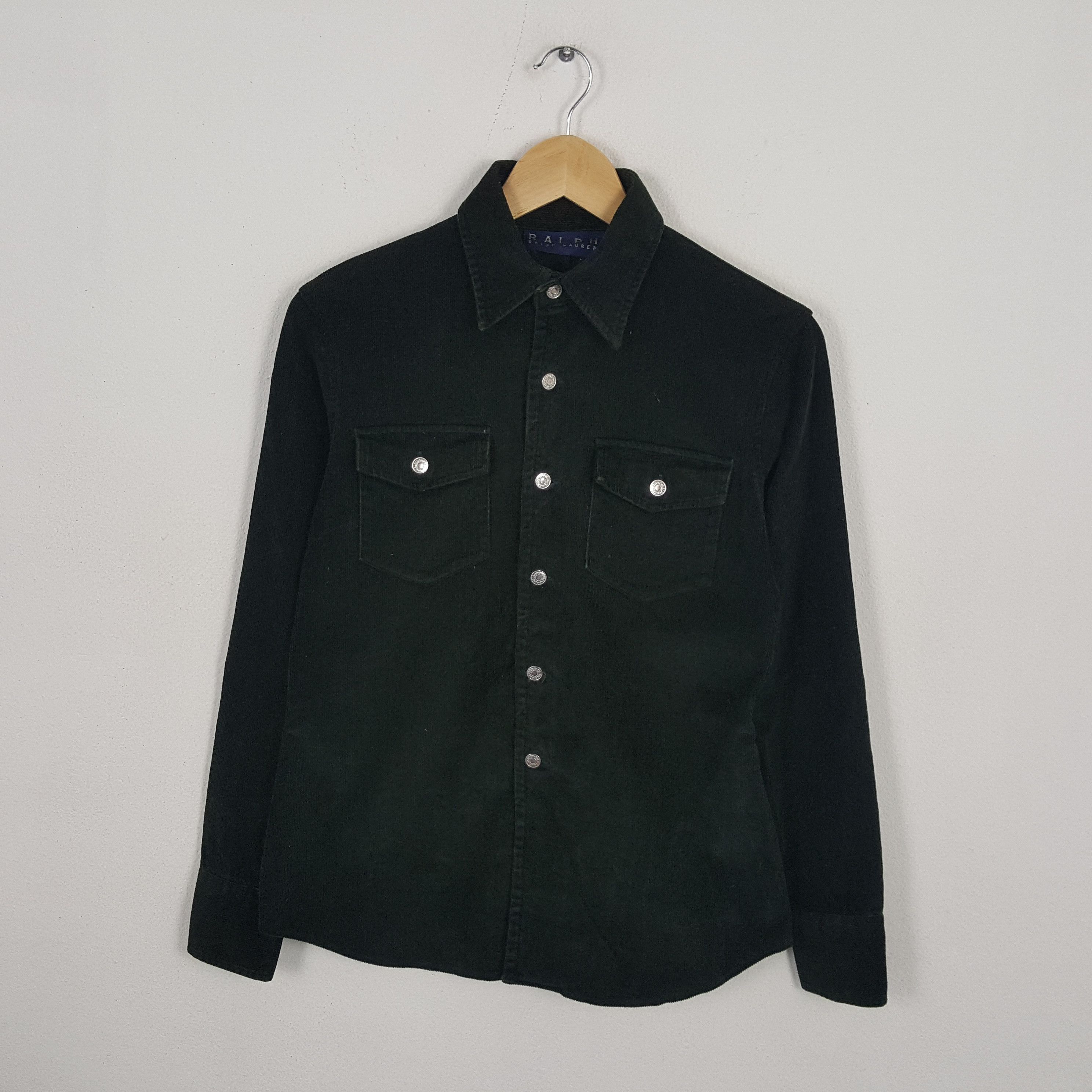 Vintage RALPH LAUREN Long Sleeve Velvet Shirt