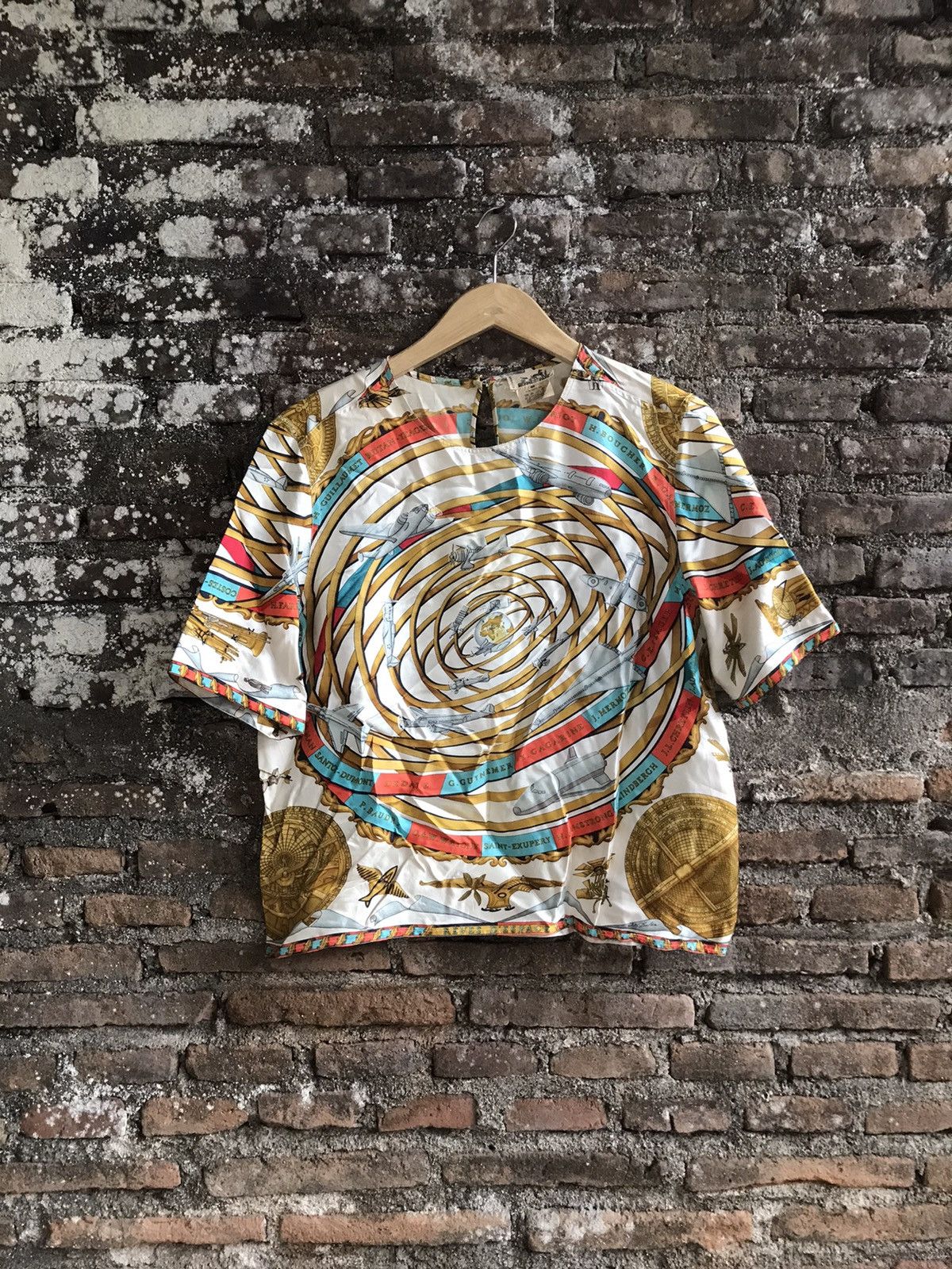 Vintage hermes silk