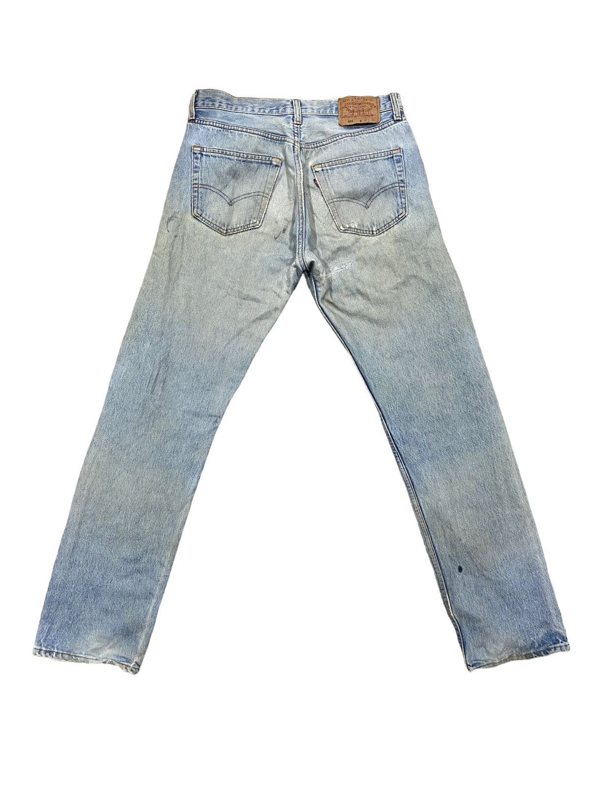 Levi's × Vintage VINTAGE LEVIS 501 DISTRESS KURT COBAIN STYLE GRUNGE Size US 32 / EU 48 - 4 Thumbnail