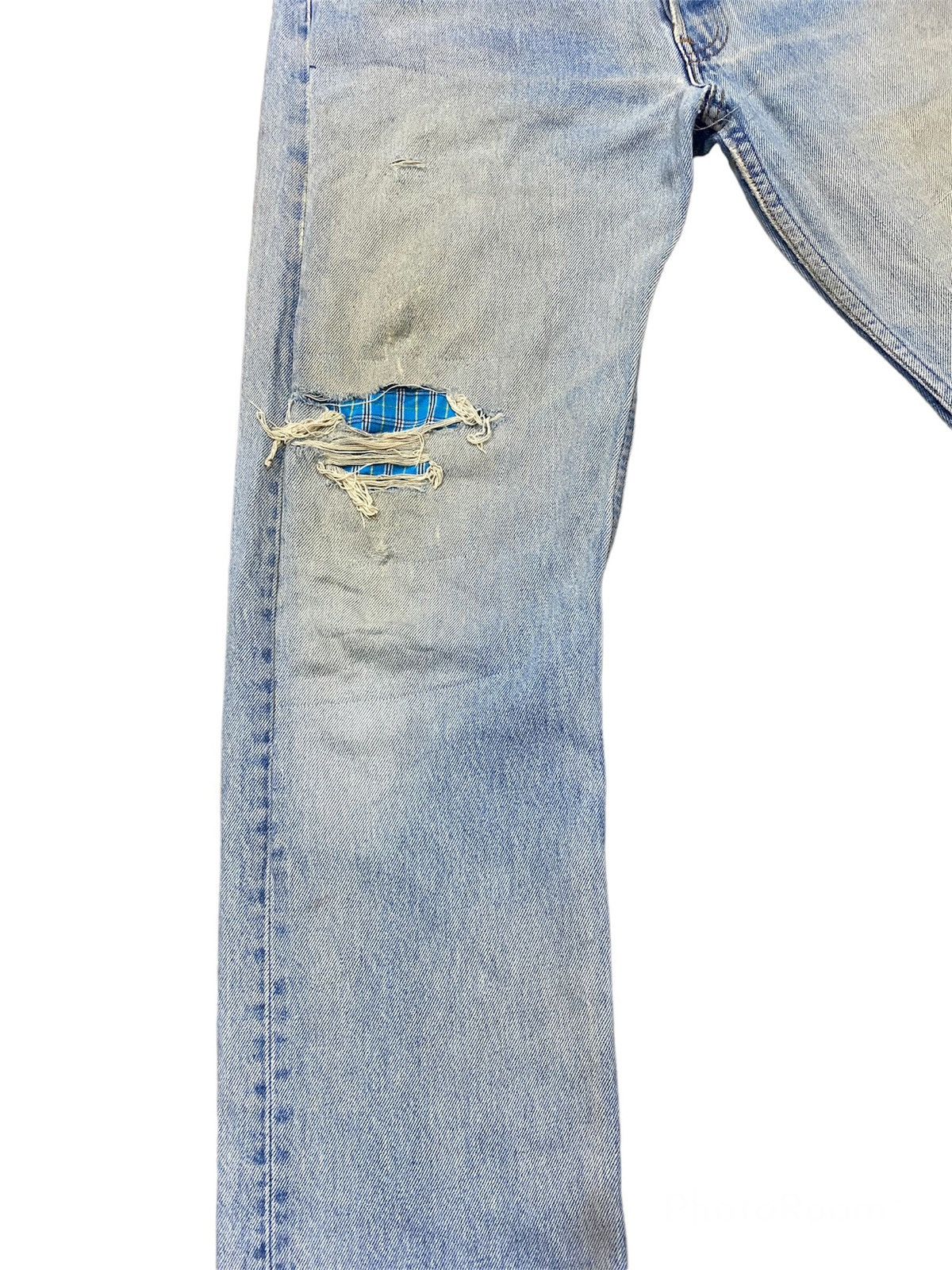 Levi's × Vintage VINTAGE LEVIS 501 DISTRESS KURT COBAIN STYLE GRUNGE Size US 32 / EU 48 - 3 Thumbnail
