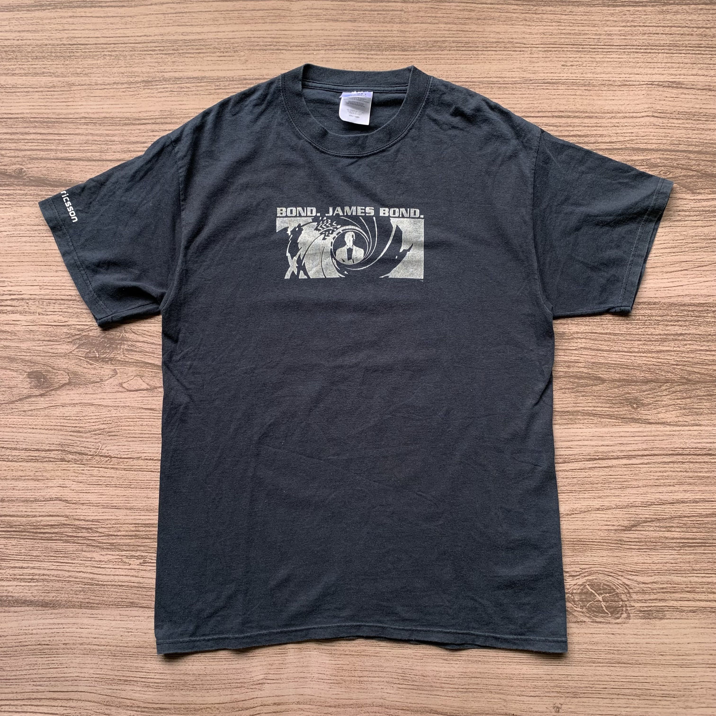 Vintage JAMES BOND 007 British Spy Movie Promo T-Shirt