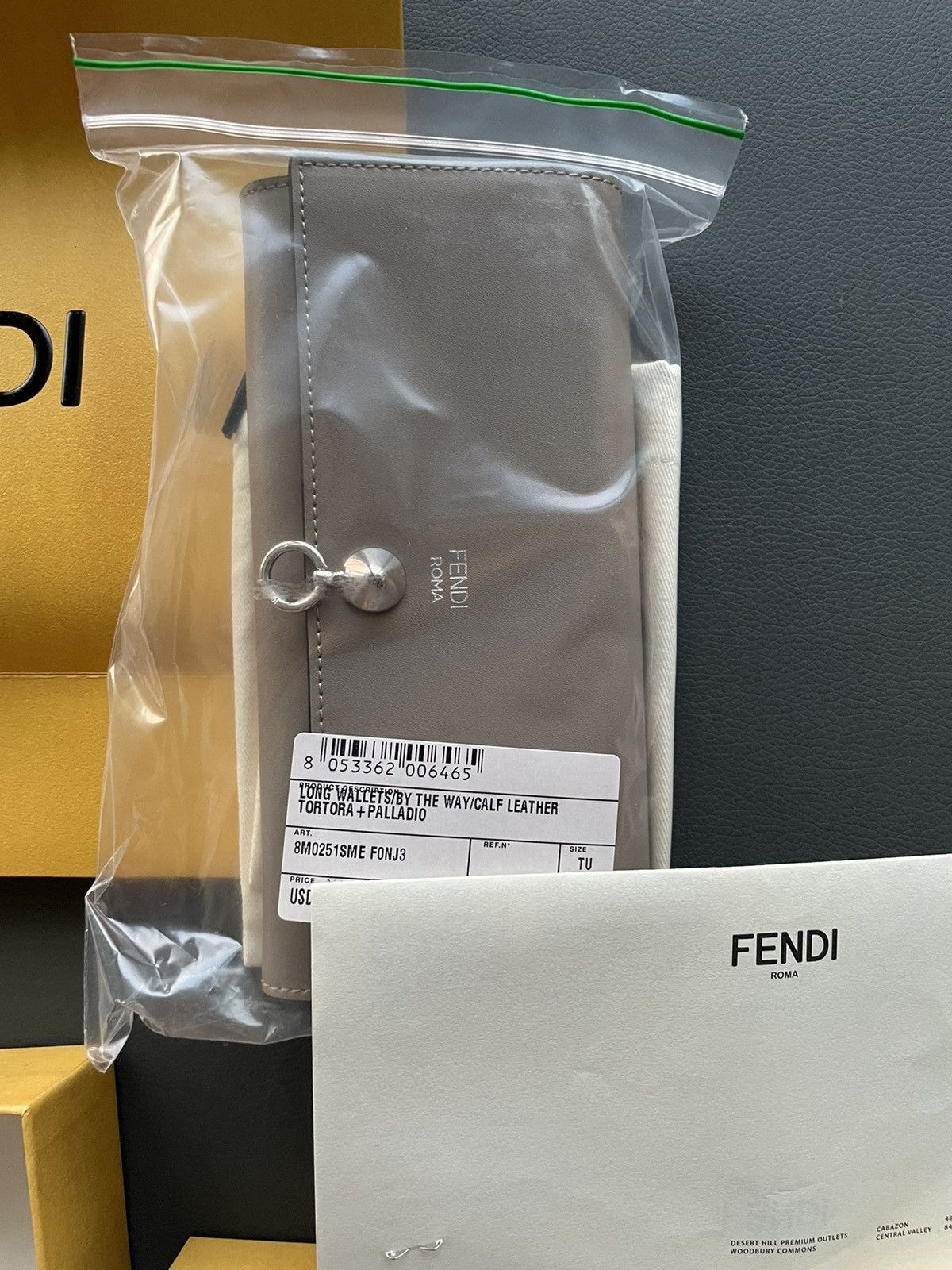 Fendi New Super Runway Limited Edition Hermes Grade Leather Wallet Size ONE SIZE - 4 Thumbnail