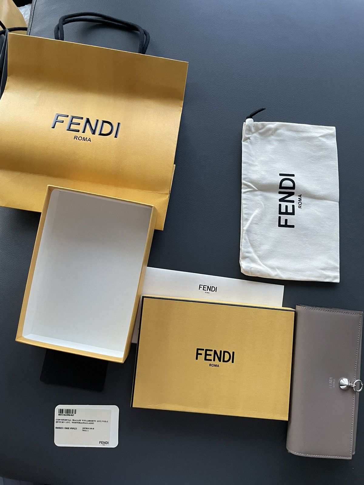 Fendi New Super Runway Limited Edition Hermes Grade Leather Wallet Size ONE SIZE - 6 Thumbnail