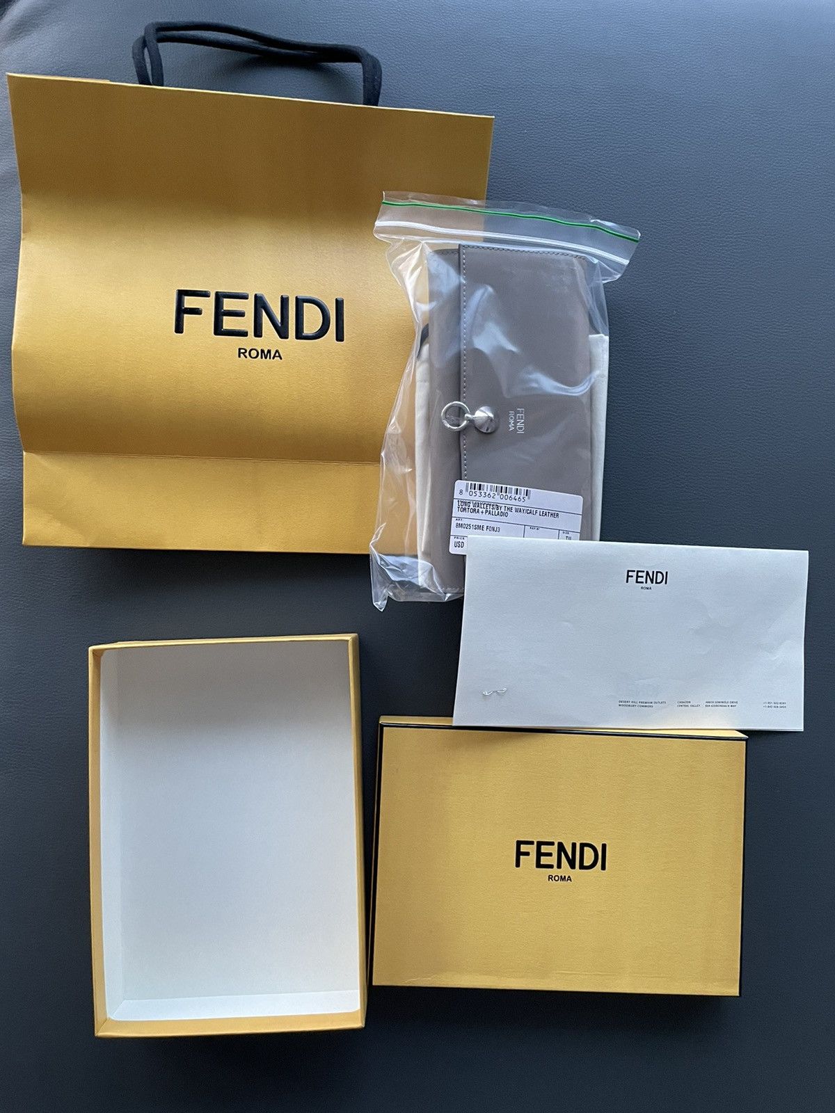 Fendi New Super Runway Limited Edition Hermes Grade Leather Wallet Size ONE SIZE - 2 Thumbnail