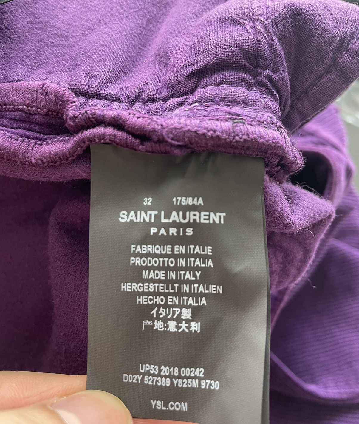 Hedi Slimane × Saint Laurent Paris × Yves Saint Laurent SoldOut Iconic Classic LowWaist Runway Corduroy Skinny Pant Size US 32 / EU 48 - 7 Thumbnail