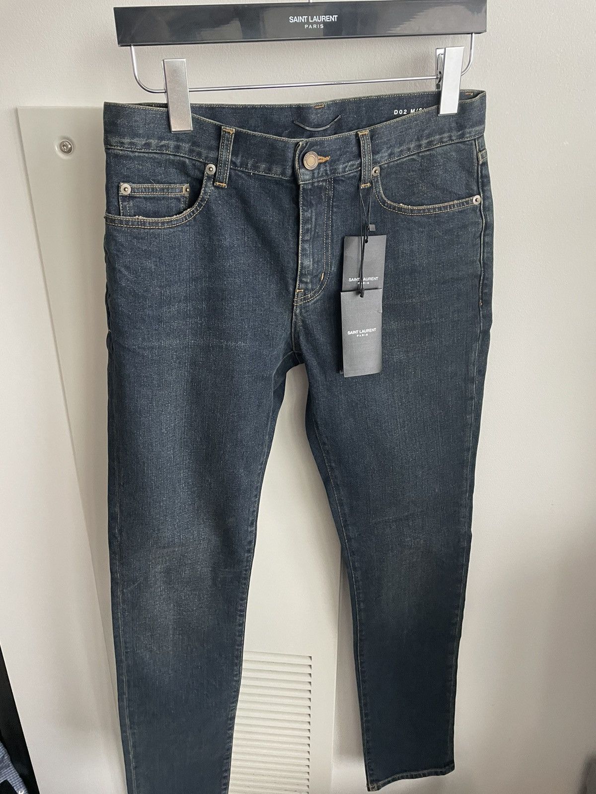 Hedi Slimane × Saint Laurent Paris × Yves Saint Laurent Brand New Super Runway 2016 Hedi Brand NEW Skinny SS16 Jeans Size US 27 - 13 Thumbnail