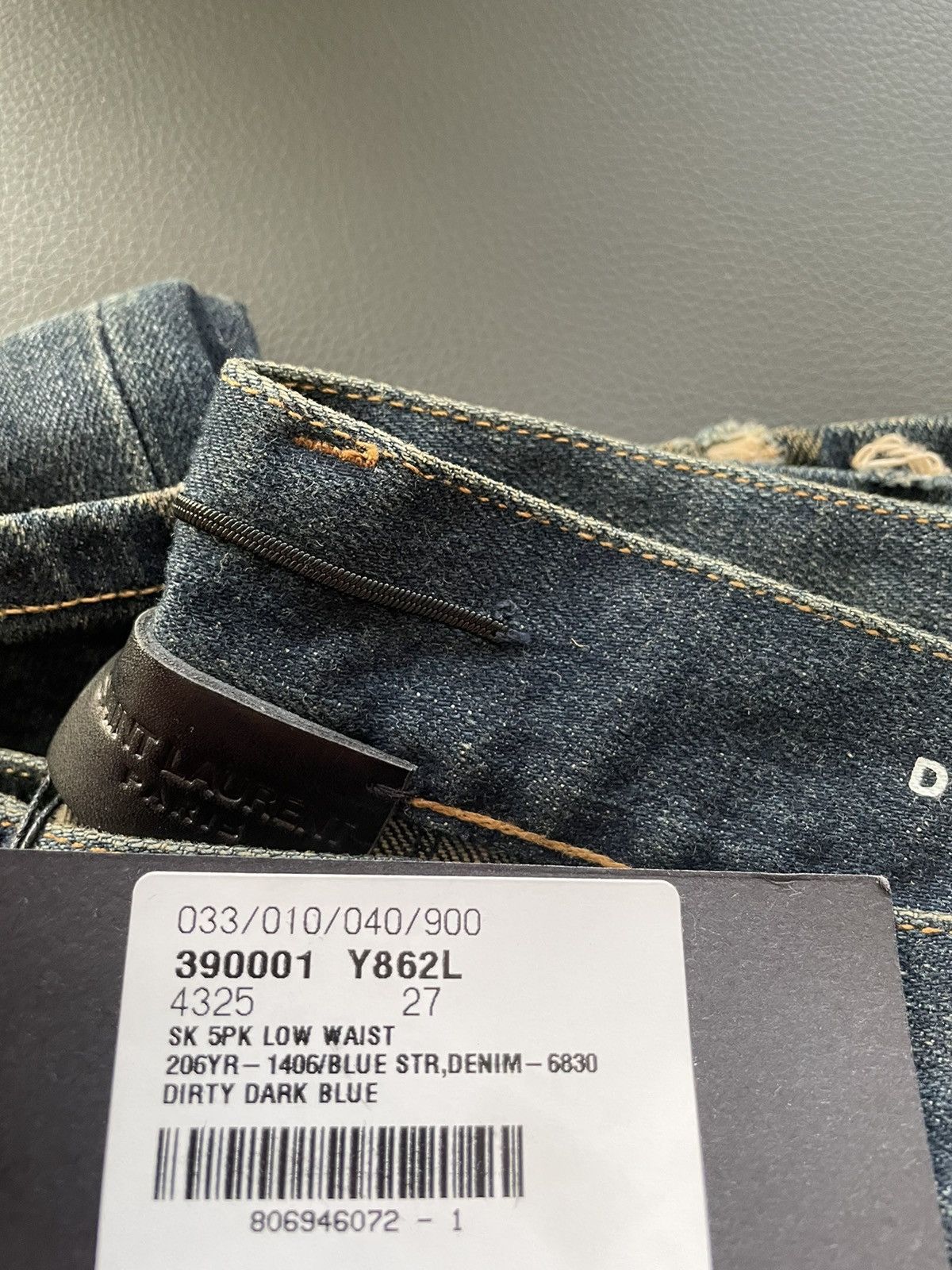 Hedi Slimane × Saint Laurent Paris × Yves Saint Laurent Brand New Super Runway 2016 Hedi Brand NEW Skinny SS16 Jeans Size US 27 - 6 Thumbnail