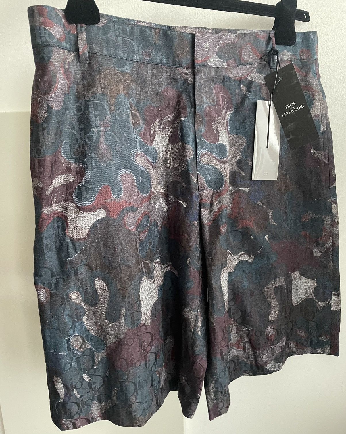 Sold Out Rare Dior x Peter Doig Super Runway Oblique Shorts