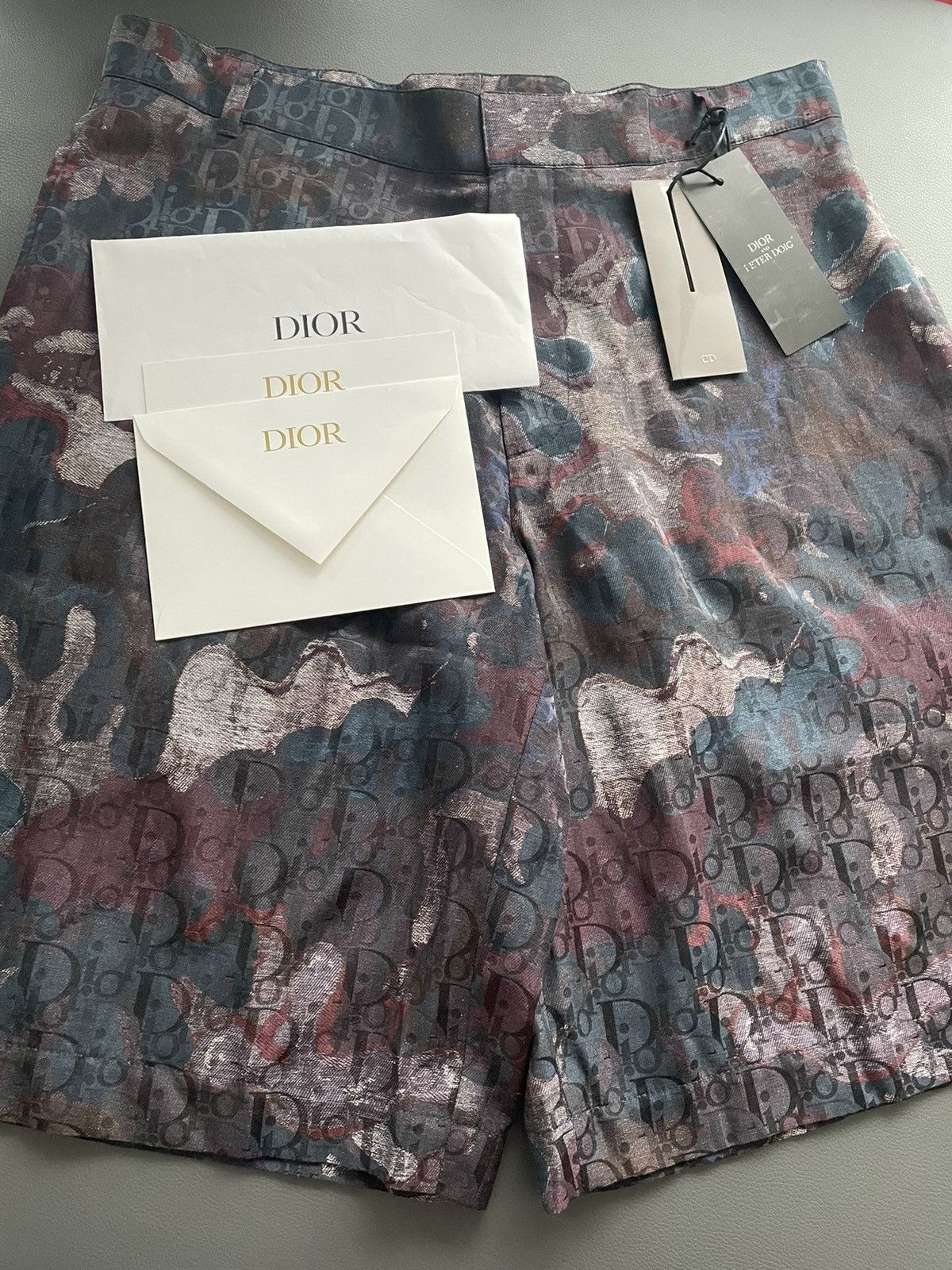 Sold Out Rare Dior x Peter Doig Super Runway Oblique Shorts