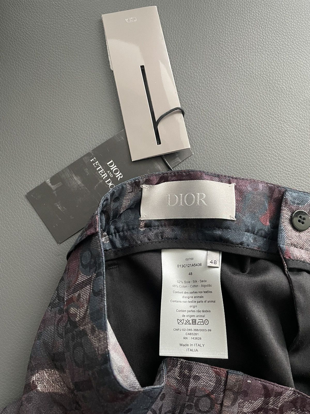 Sold Out Rare Dior x Peter Doig Super Runway Oblique Shorts