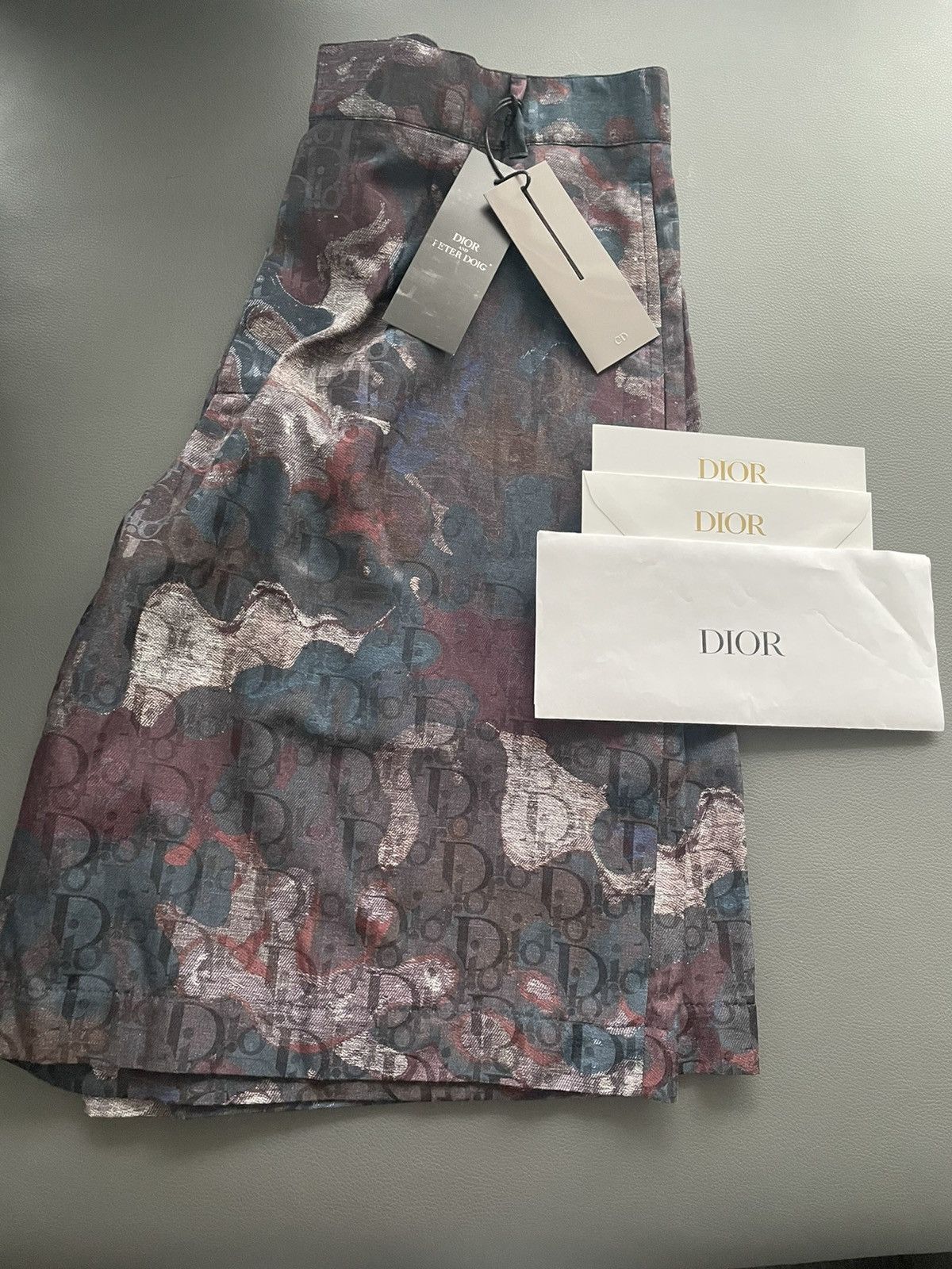 Sold Out Rare Dior x Peter Doig Super Runway Oblique Shorts