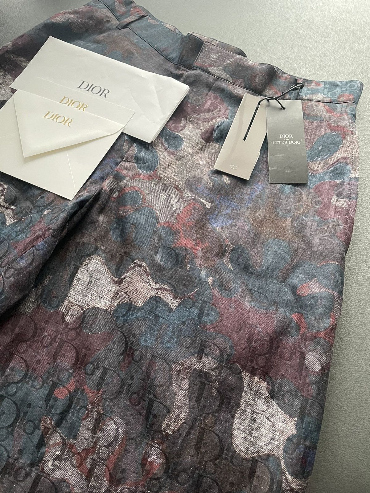 Sold Out Rare Dior x Peter Doig Super Runway Oblique Shorts