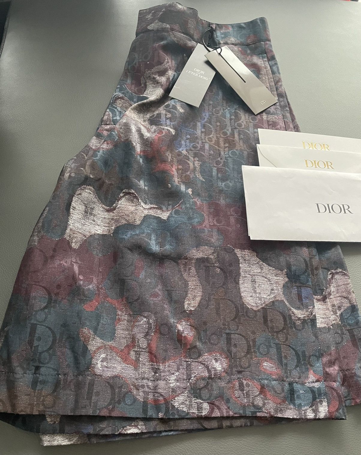 Sold Out Rare Dior x Peter Doig Super Runway Oblique Shorts