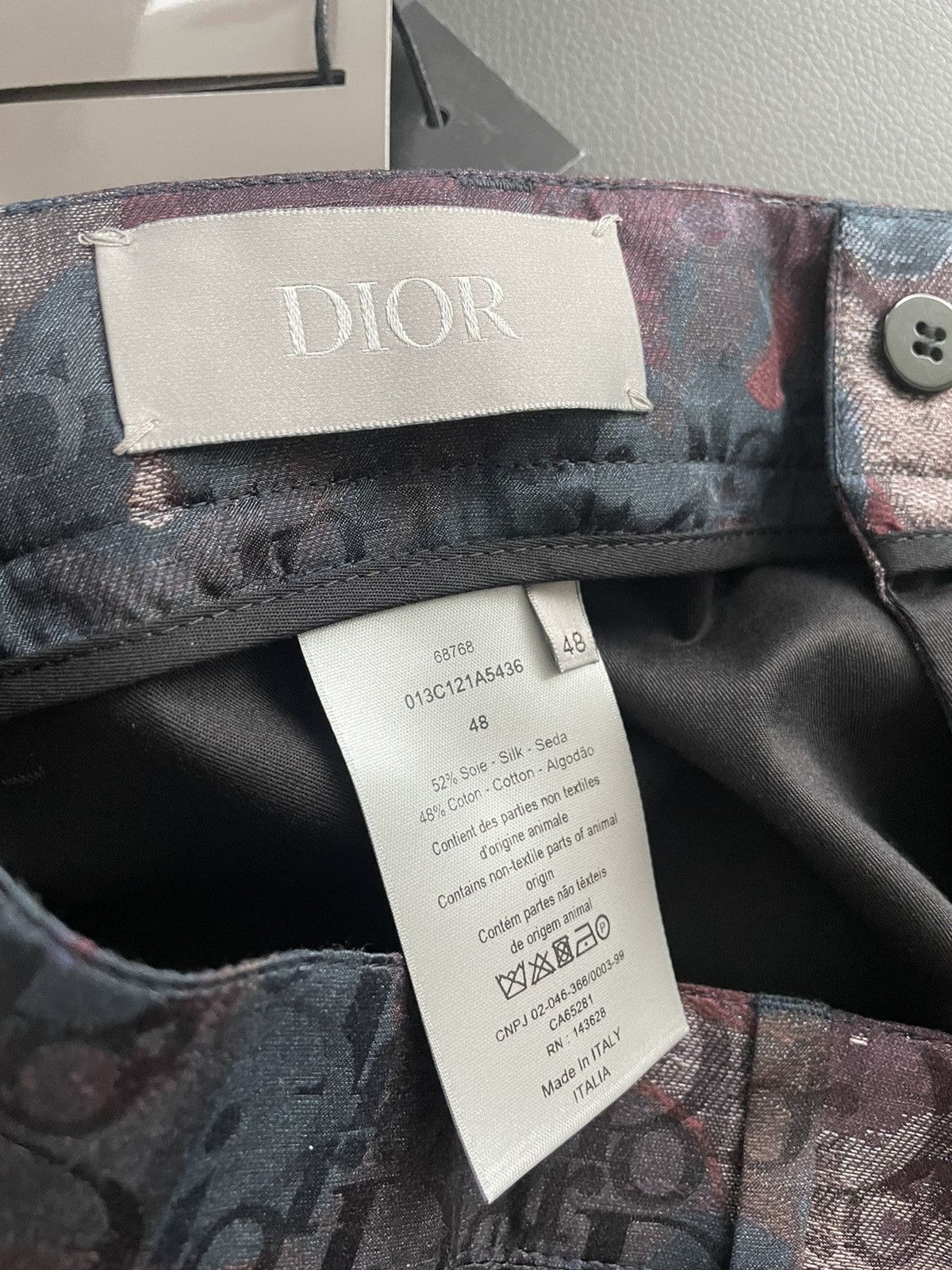 Sold Out Rare Dior x Peter Doig Super Runway Oblique Shorts