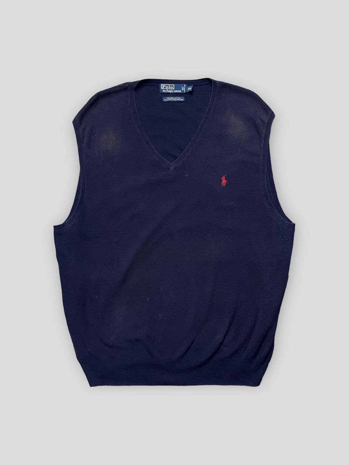 Vintage Polo Ralph Lauren Sun Faded Sweater Vest