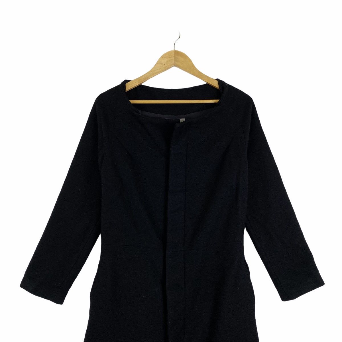 Yohji Yamamoto Signature YOHJI YAMAMOTO Japanese Wool Long Coat Jacket Size US S / EU 44-46 / 1 - 6 Thumbnail
