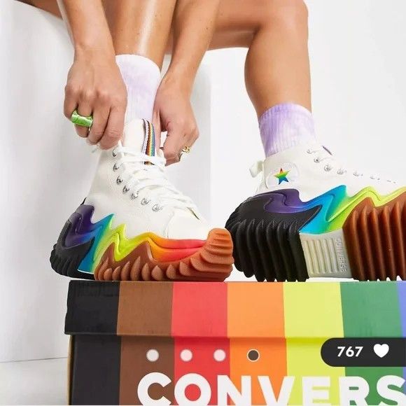 CONVERSE Run Star Motion CX Platform Pride Unisex