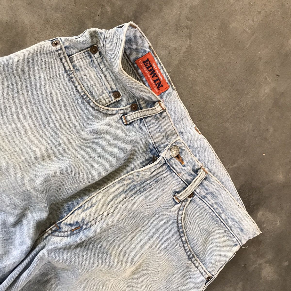 Edwin Vintage 🏴‍☠️ Edwin Acid Wash Jeans Size US 30 / EU 46 - 10 Thumbnail