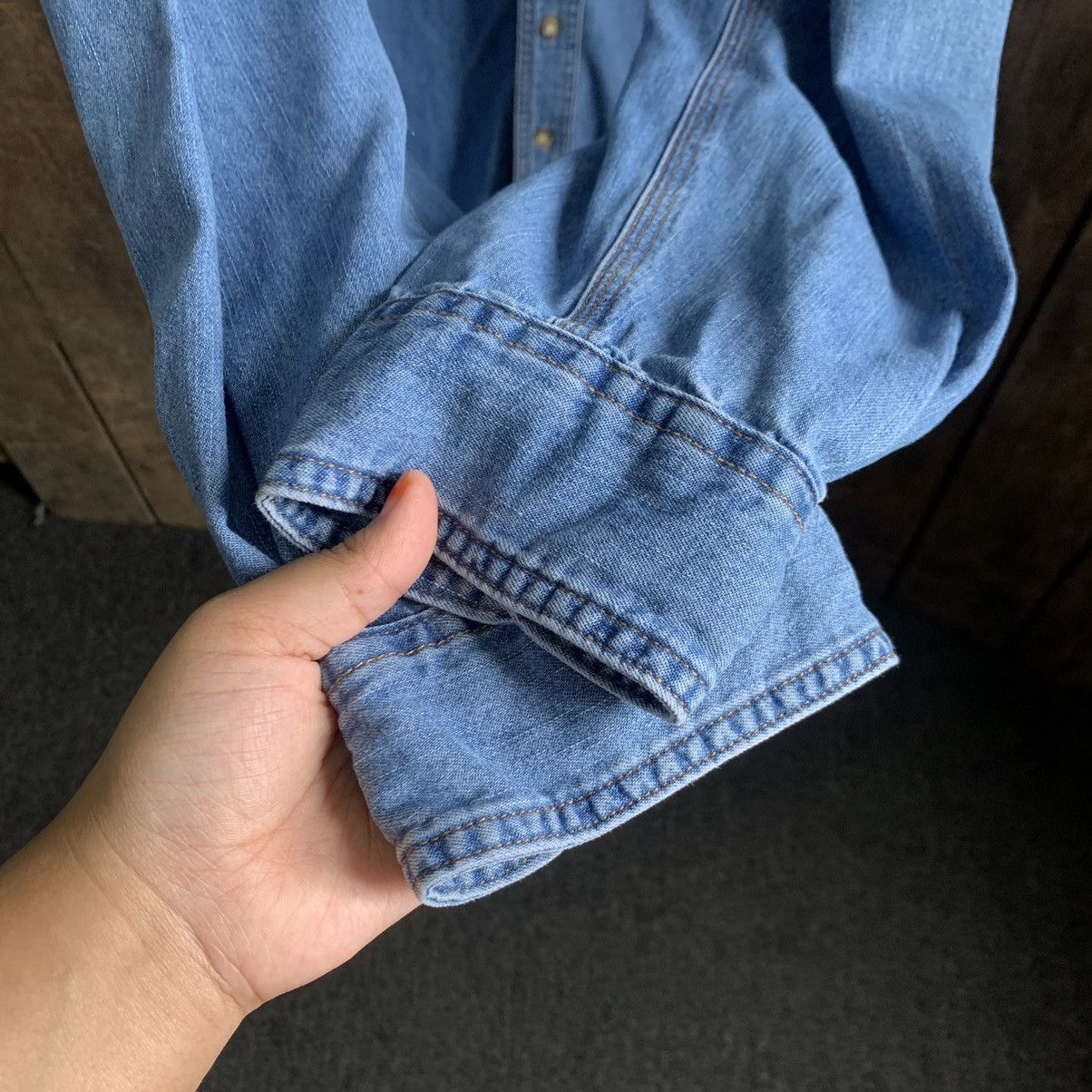 Vintage × Wrangler Vintage Wrangler Button Up Shirt Size US XXL / EU 58 / 5 - 7 Thumbnail