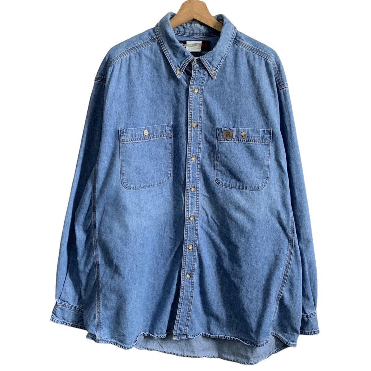 Vintage × Wrangler Vintage Wrangler Button Up Shirt Size US XXL / EU 58 / 5 - 1 Thumbnail