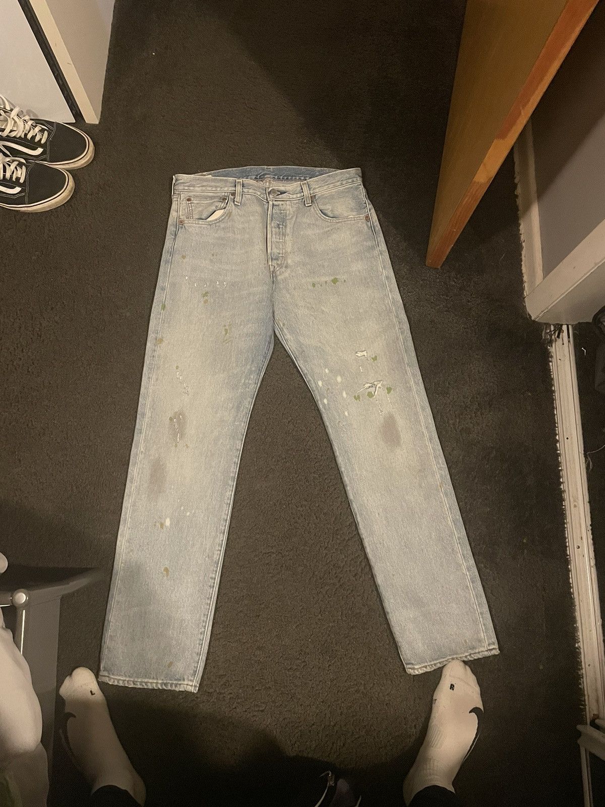 Levi's Levi 501 - 33x32 worn 1x Size US 33 - 1 Thumbnail