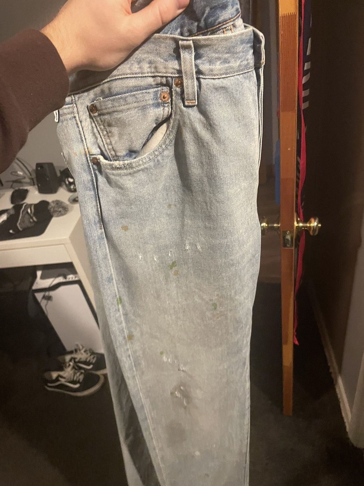 Levi's Levi 501 - 33x32 worn 1x Size US 33 - 3 Thumbnail