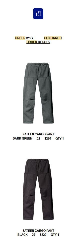 Gap X Yeezy 11 Cordura Cargo Pants – EXCLUSIVE DNA