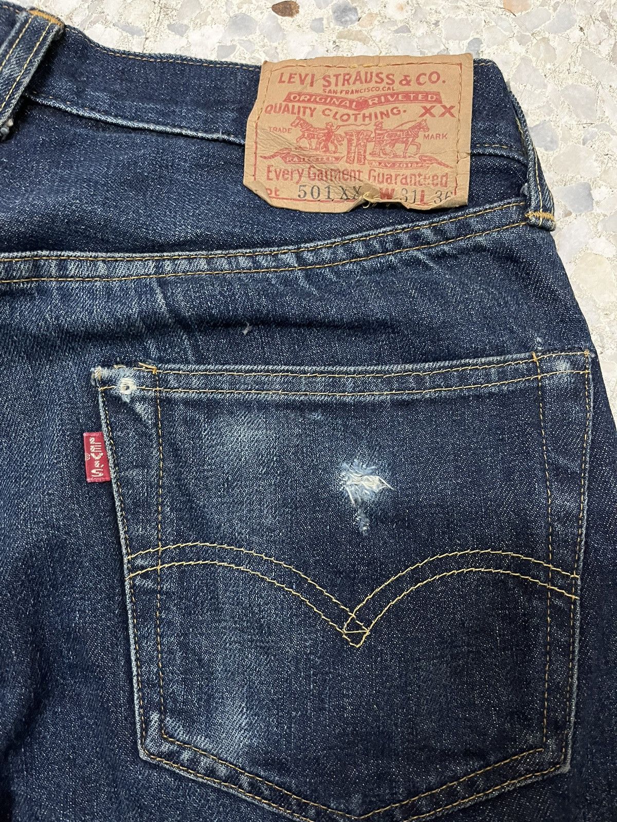 Levi's Vintage Levi’s 501XX selvedge 90s Size US 30 / EU 46 - 5 Thumbnail