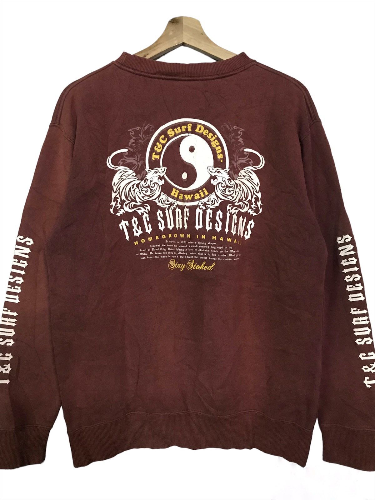 Sun Surf T&C Surf Design Sweatshirt Crewneck Pullover Size US M / EU 48-50 / 2 - 2 Thumbnail
