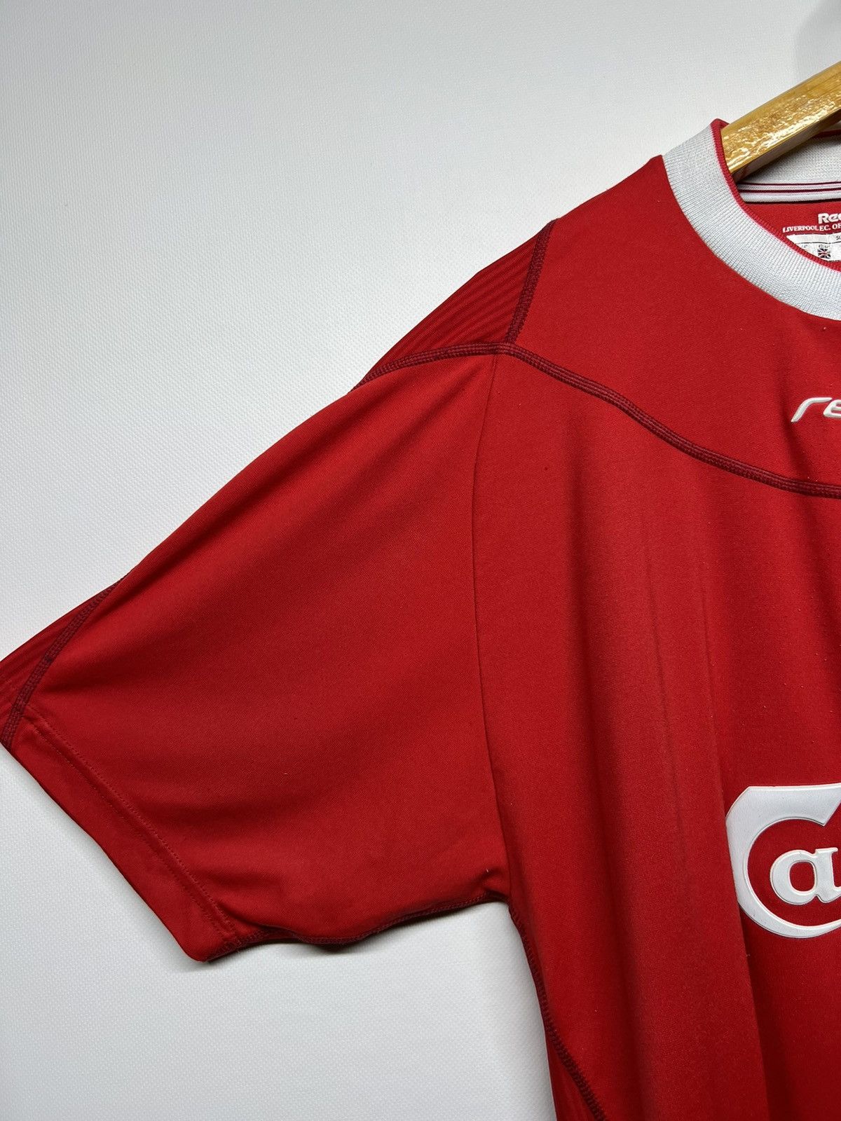 Reebok Vintage Reebok Liverpool Carlsberg Pappy1 Jersey T-Shirt 90s Size US XL / EU 56 / 4 - 9 Thumbnail