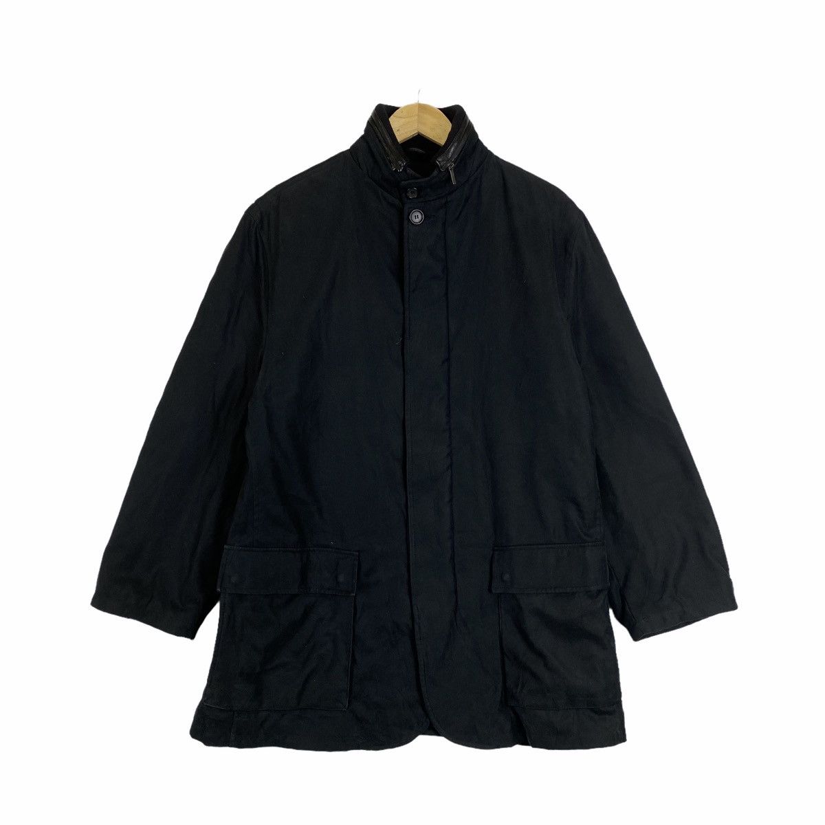 Ermenegildo Zegna Vintage ERMENEGILDO ZEGNA Italian Designer Long Coat Jacket Size US L / EU 52-54 / 3 - 1 Thumbnail
