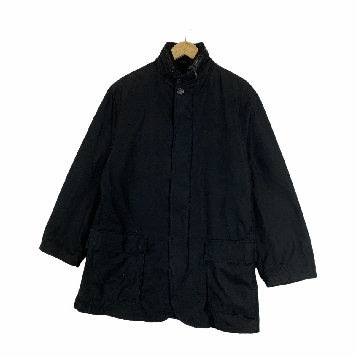 Ermenegildo Zegna Vintage ERMENEGILDO ZEGNA Italian Designer Long Coat Jacket Size US L / EU 52-54 / 3 - 4 Thumbnail