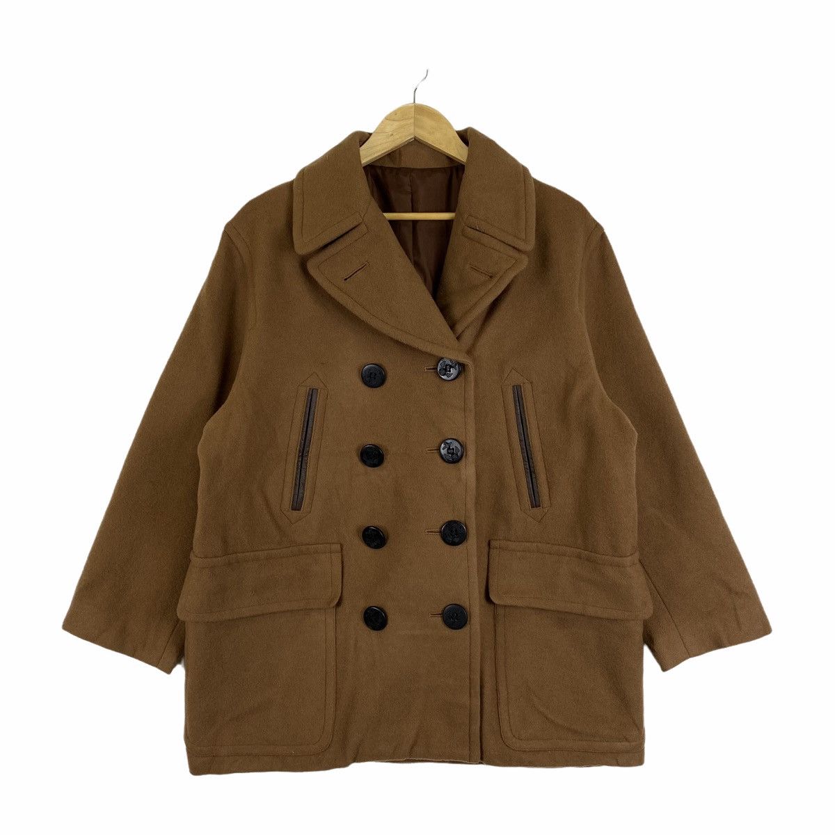 Jean Paul Gaultier Vintage JEAN PAUL GAULTIER Classique Wool Peacoat Jacket Size US L / EU 52-54 / 3 - 1 Thumbnail