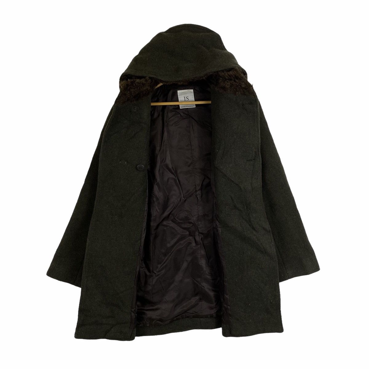 Vintage Vintage ISSEY MIYAKE I.S Sunao Kuwahara Wool Duffle Coat Size M / US 6-8 / IT 42-44 - 3 Thumbnail